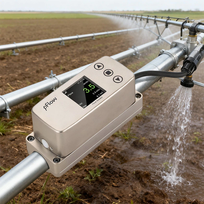 Agricultural Irrigation Water Flow Rate And Totalizer Meter