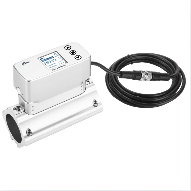 Aluminum Alloy Compact Flow Meter CDU Coolant Monitor factory