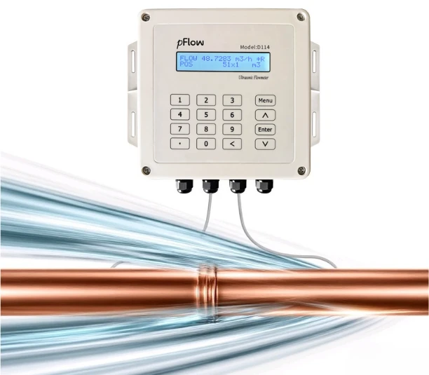 Clip On Ultrasonic Flow Meter For Field Irrigation Project