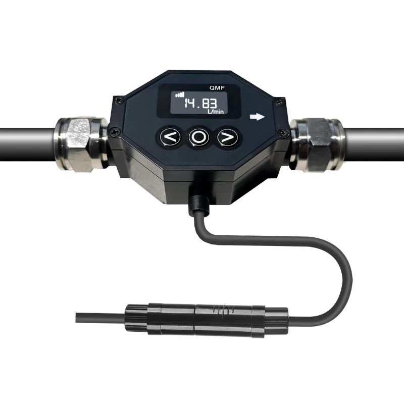 Liquid Cooling System Inline Ultrasonic Flow Totalizer