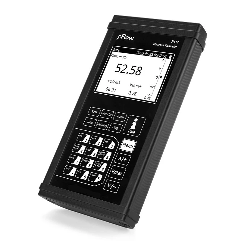 Photovoltaic System Portable Ultrasonic Flow Meter No Pipe Cutting High Performance Accurate suppliers
