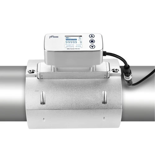 RS485 Clamp-on Compact Ultrasonic Flow Meters For HVAC Building factory