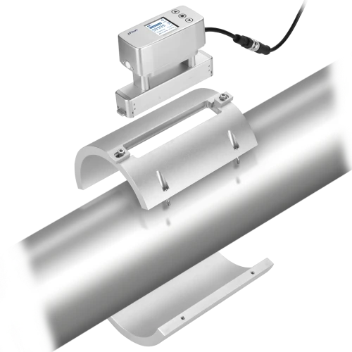 RS485 Clamp-on Compact Ultrasonic Flow Meters For HVAC Building