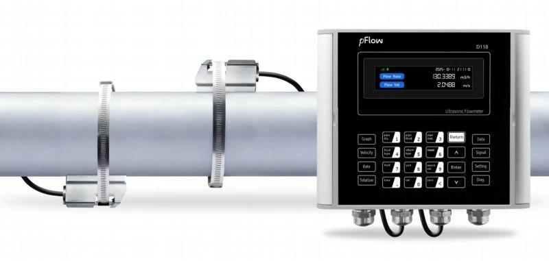 Smart Clamp-on Flowmeter For BAS Networks factory