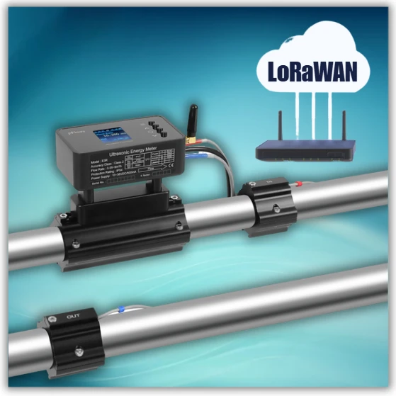 Ultrasonic BTU/Flow Meter For Temperature Measurement